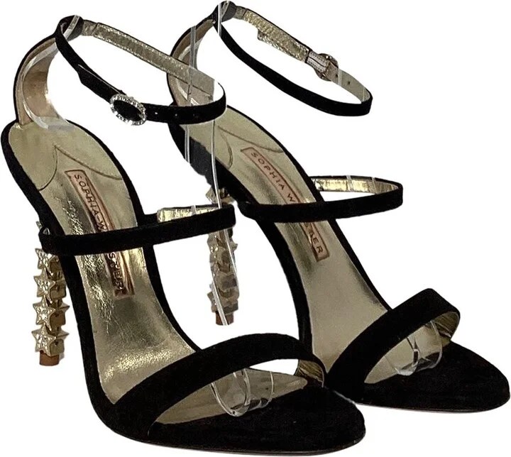 Sophia Webster Women's Suede Rosalind Star High Heel Sandal (Authentic Pre-Loved)