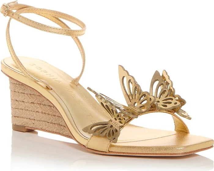 Sophia Webster Women's Vanessa Butterfly Espadrille Wedge Sandals