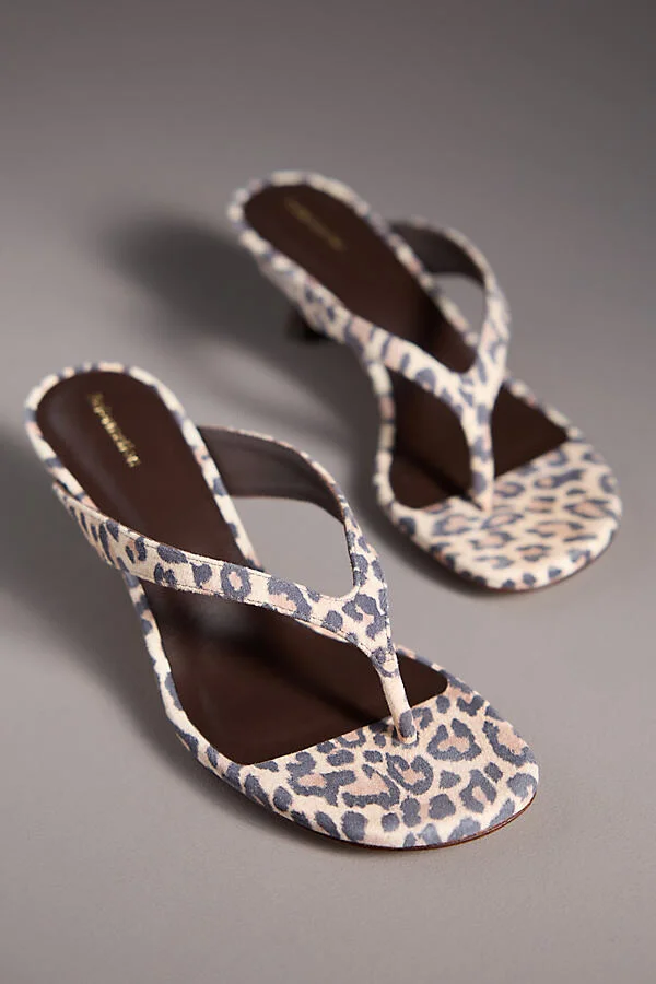 Sophie Heeled Thong Sandals - Image 2