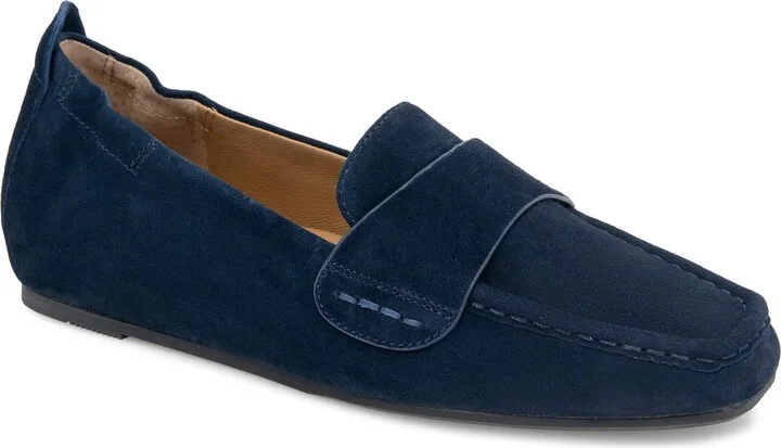 Navy Suede