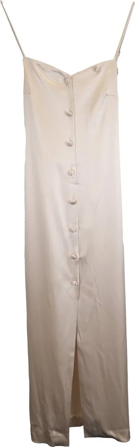 Soraya Midi Dress in Cream Triacetate