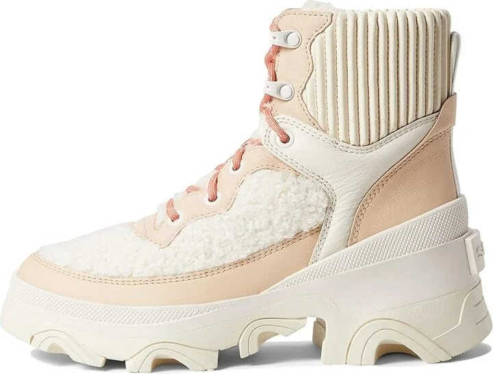 SOREL Brextm Boot Cozy Lace Waterproof Women's Shoes Nova Sand/Sea Salt : 11 B - Medium, Textile/Leather - Image 5