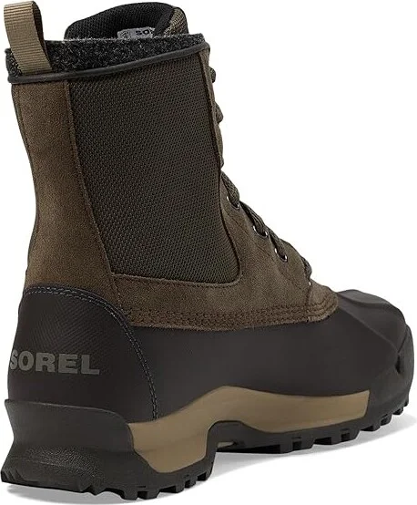 SOREL Buxtontm Lite Boots Waterproof Men's Snow Shoes Major/Jet : 7 D - Medium, Leather/Rubber - Image 4