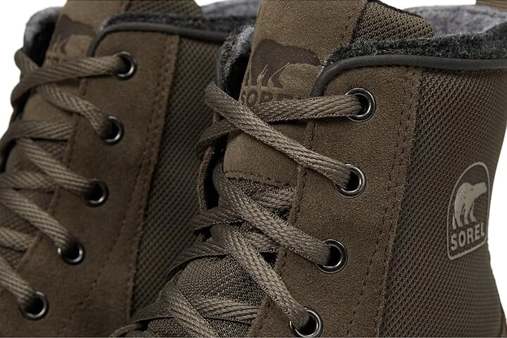 SOREL Buxtontm Lite Boots Waterproof Men's Snow Shoes Major/Jet : 7 D - Medium, Leather/Rubber - Image 6