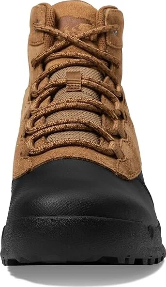 SOREL Buxtontm Lite Lace Plus Waterproof Men's Snow Shoes Elk/Black : 9 D - Medium, Leather - Image 2