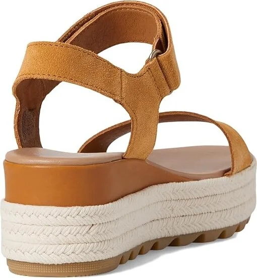SOREL Camerontm Flatform Sandal Women's Shoes Canyon Gold/Gum 16 : 9.5 B - Medium, Leather - Image 4