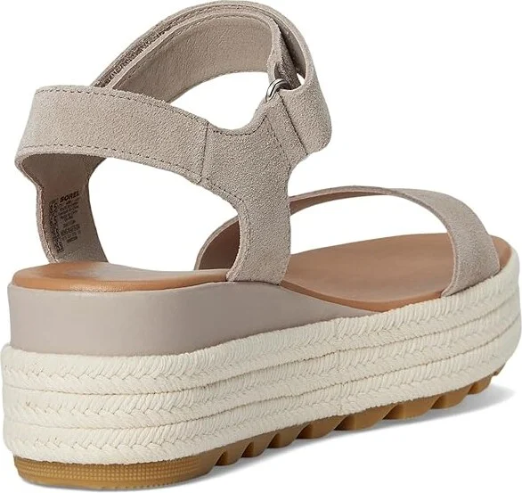 SOREL Camerontm Flatform Sandal Women's Shoes Crushed Clay/Gum 17 : 10 B - Medium, Leather - Image 4