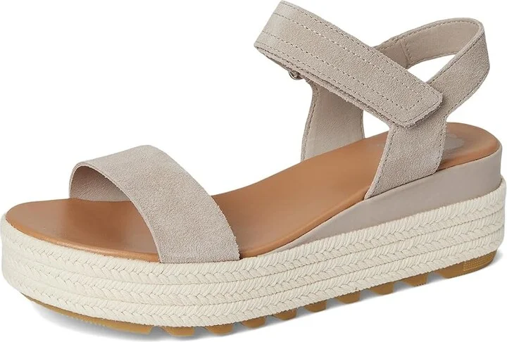 SOREL Camerontm Flatform Sandal Women's Shoes Crushed Clay/Gum 17 : 10 B - Medium, Leather - Image 5
