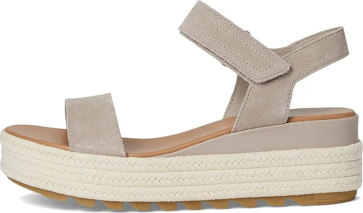 SOREL Camerontm Flatform Sandal Women's Shoes Crushed Clay/Gum 17 : 10 B - Medium, Leather - Image 6