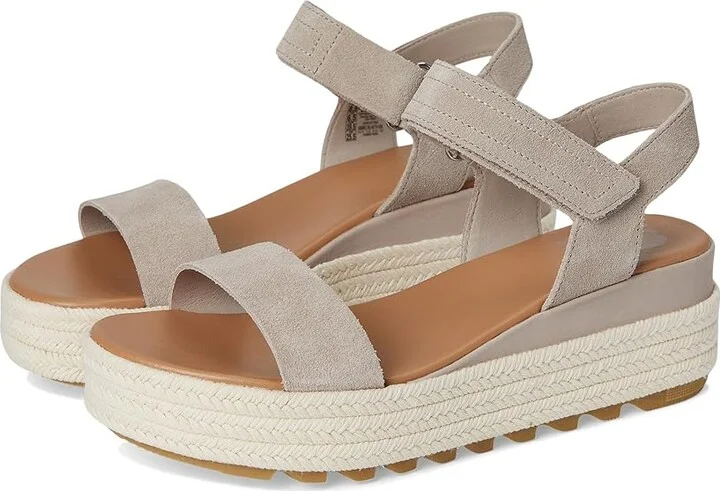 SOREL Camerontm Flatform Sandal Women's Shoes Crushed Clay/Gum 17 : 10 B - Medium, Leather