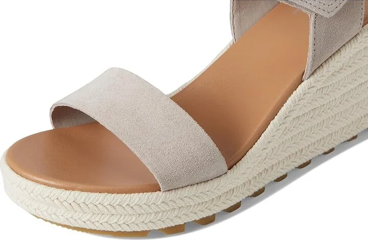 SOREL Camerontm Wedge Sandal Women's Shoes Crushed Clay/Gum 17 : 10 B - Medium, Leather - Image 7