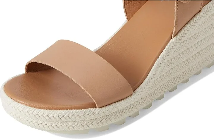 SOREL Camerontm Wedge Sandal Women's Shoes Honest Beige/Chalk : 10 B - Medium, Leather - Image 7