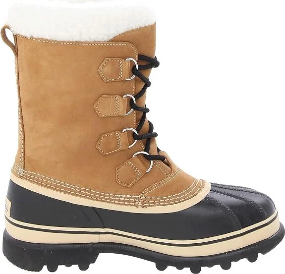 SOREL Cariboutm Men's Cold Weather Boots Buff : 8 D - Medium, Leather - Image 8