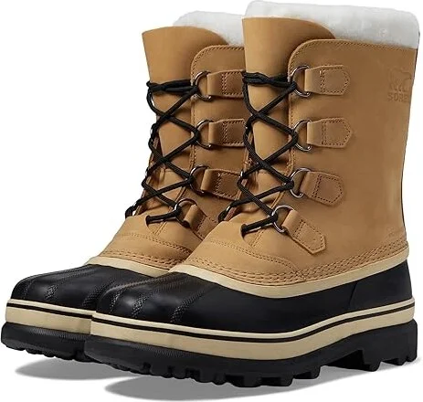 SOREL Cariboutm Men's Cold Weather Boots Buff : 8 D - Medium, Leather
