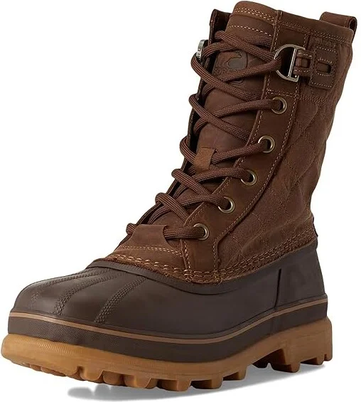 SOREL Cariboutm Royal WP Men's Snow Shoes Velvet Tan/Tobacco : 8 D - Medium, Canvas - Image 5