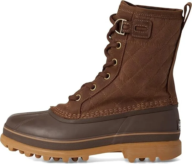 SOREL Cariboutm Royal WP Men's Snow Shoes Velvet Tan/Tobacco : 8 D - Medium, Canvas - Image 6