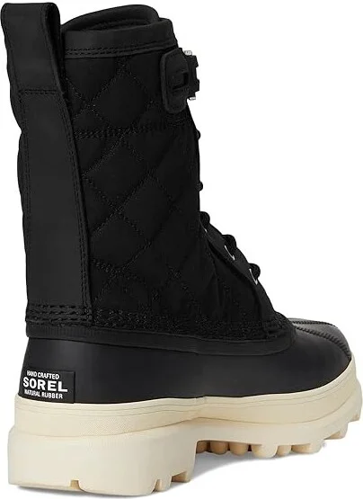 SOREL Cariboutm Royal WP Women's Boots Black/Chalk : 10 B - Medium - Image 4