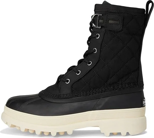 SOREL Cariboutm Royal WP Women's Boots Black/Chalk : 10 B - Medium - Image 6