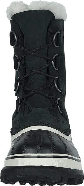 SOREL Cariboutm Women's Cold Weather Boots Black/Stone : 5 B - Medium, Leather - Image 6