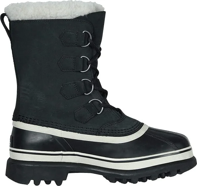 SOREL Cariboutm Women's Cold Weather Boots Black/Stone : 5 B - Medium, Leather - Image 8