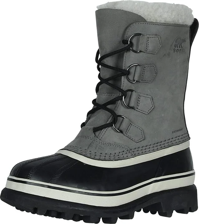 SOREL Cariboutm Women's Cold Weather Boots Shale/Stone : 9.5 B - Medium, Leather - Image 2