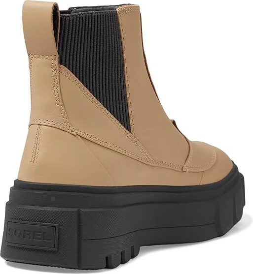 SOREL Cariboutm X Boot Chelsea Waterproof Women's Boots Canoe/Jet : 10 B - Medium, Suede - Image 4