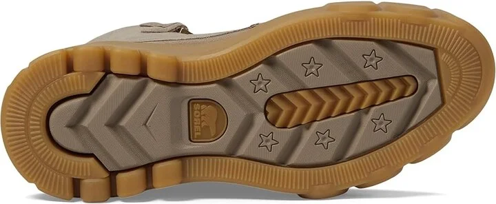 SOREL Cariboutm X Boot Lace Waterproof Women's Boots Omega Taupe/Sea Salt : 11 B - Medium, Leather/Textile - Image 3