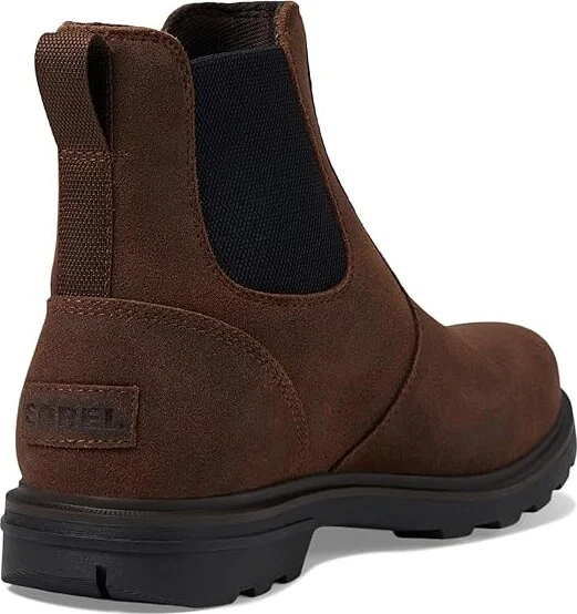 SOREL Carsontm Chelsea Waterproof Men's Boots Brown : 11.5 D - Medium, Rubber/Textile - Image 4