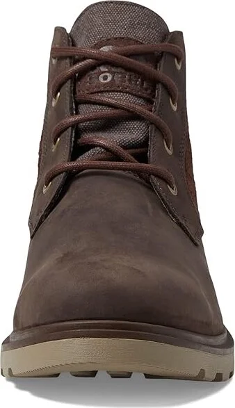 SOREL Carsontm Chukka WP Men's Boots Blackened Brown/Khaki : 10 D - Medium, Leather/Textile - Image 2