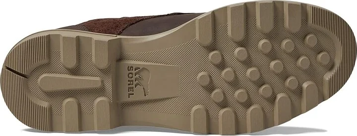 SOREL Carsontm Chukka WP Men's Boots Blackened Brown/Khaki : 10 D - Medium, Leather/Textile - Image 3