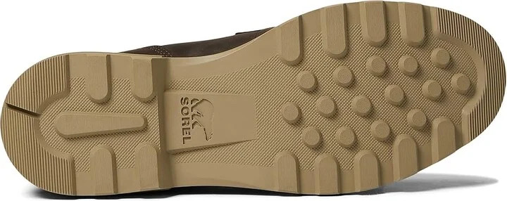 SOREL Carsontm Moc Waterproof Men's Shoes Blackened Brown/Khaki II : 8 D - Medium, Textile/Leather - Image 3