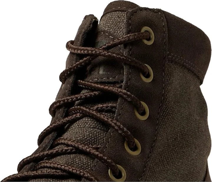 SOREL Carsontm Moc Waterproof Men's Shoes Blackened Brown/Khaki II : 8 D - Medium, Textile/Leather - Image 6