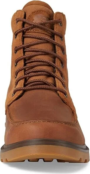 SOREL Carsontm Moc Waterproof Men's Shoes Velvet Tan/Gum 2 : 7 D - Medium, Textile/Leather - Image 2
