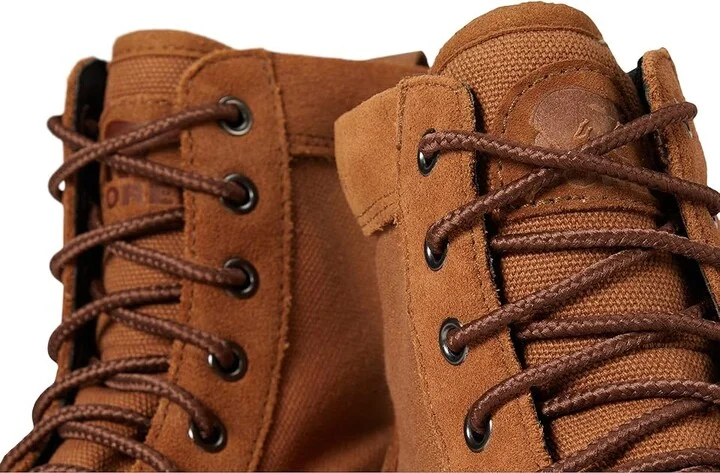 SOREL Carsontm Moc Waterproof Men's Shoes Velvet Tan/Gum 2 : 7 D - Medium, Textile/Leather - Image 5