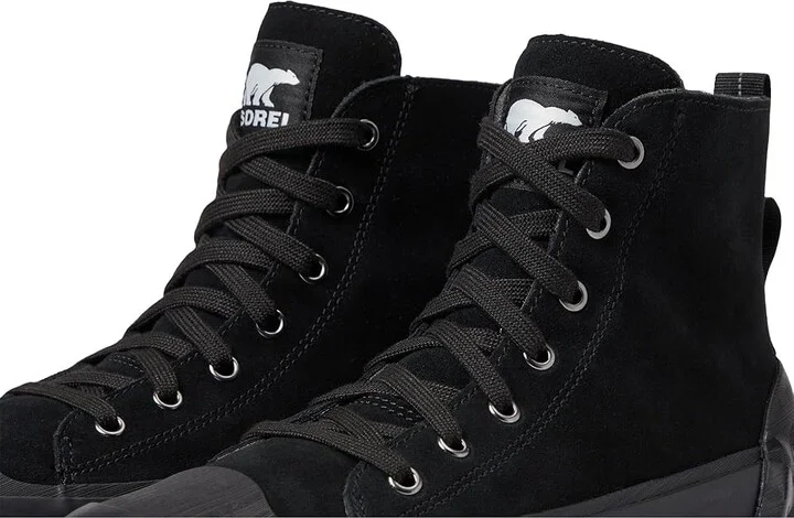 SOREL Cheyannetm Metro II Sneaker WP Men's Boots Black/Sea Salt : 10.5 D - Medium, Leather - Image 5
