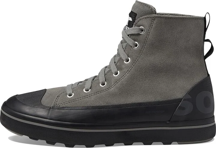 SOREL Cheyannetm Metro II Sneaker WP Men's Boots Quarry/Black : 10 D - Medium, Leather - Image 5