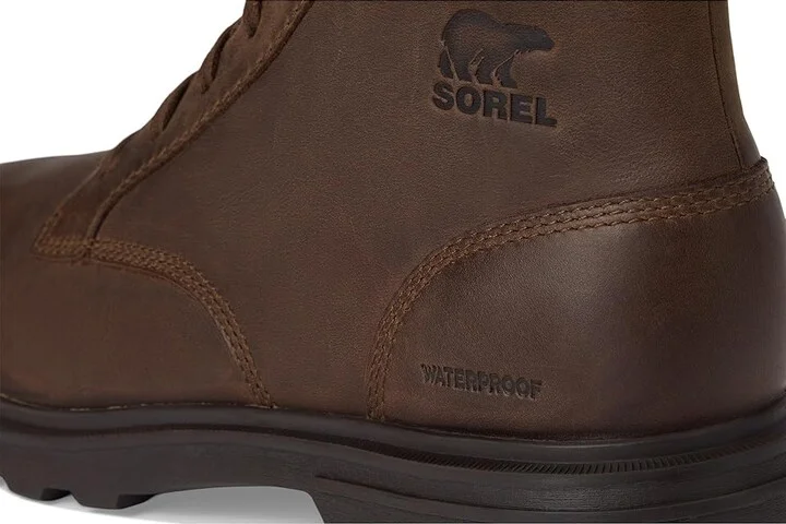 SOREL Cyprus Boot Waterproof Men's Boots Tobacco/Blackened Brown : 10.5 D - Medium, Leather - Image 7