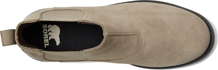 SOREL Cyprus Chelsea Waterproof Men's Boots Khaki Ii/Jet : 9.5 D - Medium, Suede - Image 2