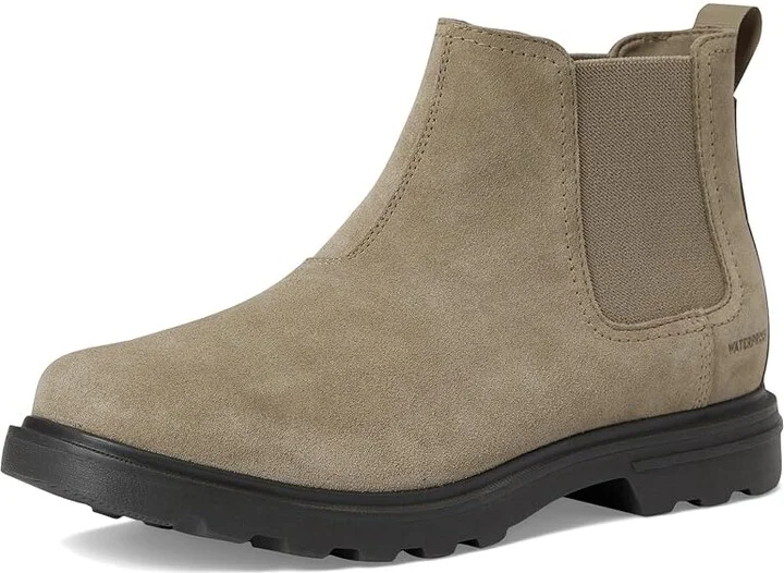 SOREL Cyprus Chelsea Waterproof Men's Boots Khaki Ii/Jet : 9.5 D - Medium, Suede - Image 5