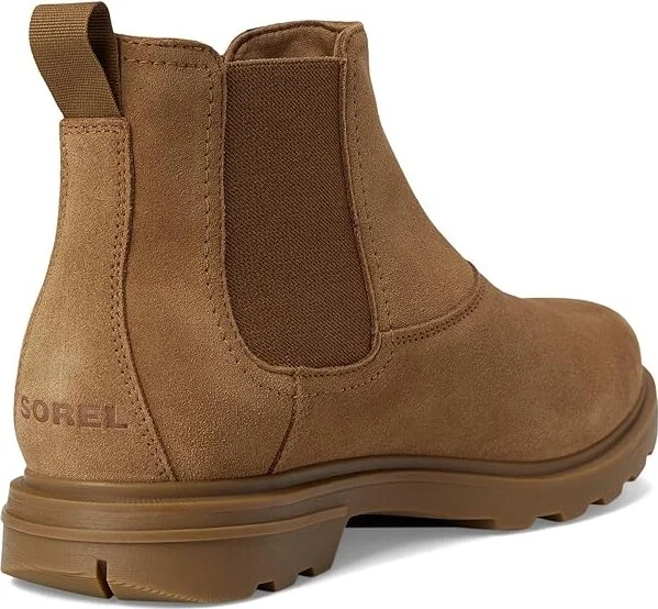 SOREL Cyprus Chelsea Waterproof Men's Boots Khaki Ii/Jet : 9.5 D - Medium, Suede - Image 10