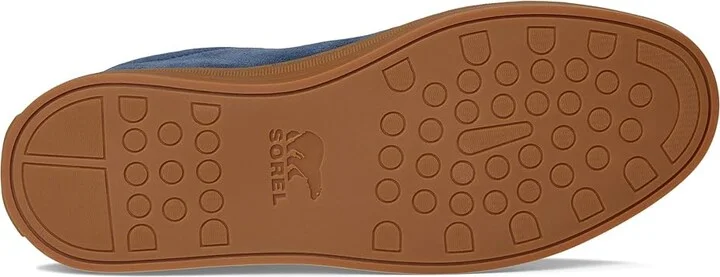 SOREL Cyprus Lx Men's Shoes Uniform Blue/Gum 2 : 11 D - Medium, Leather - Image 3