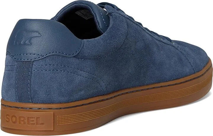 SOREL Cyprus Lx Men's Shoes Uniform Blue/Gum 2 : 11 D - Medium, Leather - Image 4