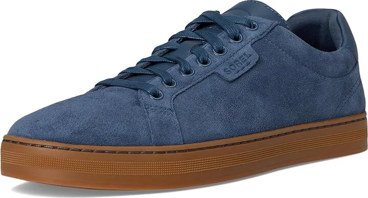 SOREL Cyprus Lx Men's Shoes Uniform Blue/Gum 2 : 11 D - Medium, Leather - Image 5