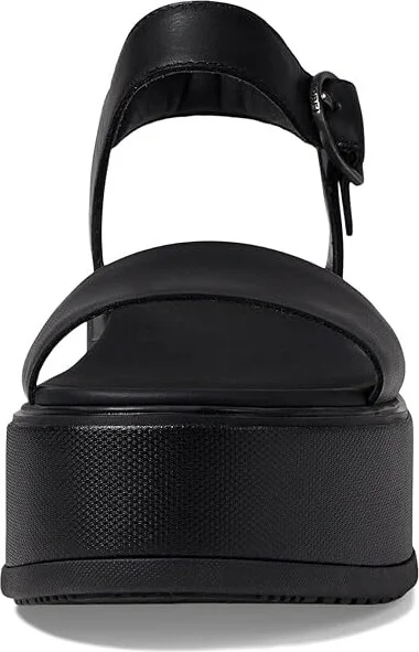 SOREL Dayspringtm Ankle Strap Sandal Women's Shoes Black/Black : 10 B - Medium, Leather - Image 2