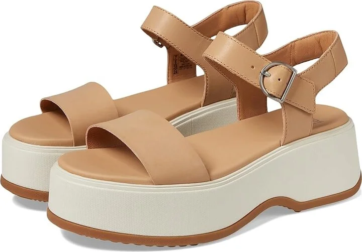 SOREL Dayspringtm Ankle Strap Sandal Women's Shoes Honest Beige/Chalk : 10 B - Medium, Leather