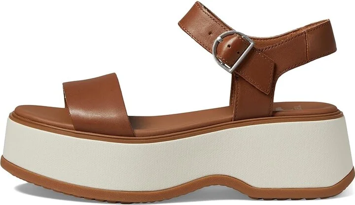 SOREL Dayspringtm Ankle Strap Sandal Women's Shoes Velvet Tan/Chalk : 10 B - Medium, Leather - Image 5