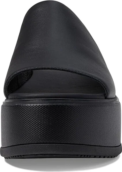 SOREL Dayspringtm Slide Sandal Women's Shoes Black/Black : 10 B - Medium, Leather - Image 2