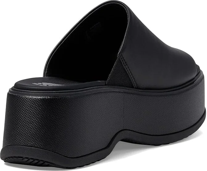 SOREL Dayspringtm Slide Sandal Women's Shoes Black/Black : 10 B - Medium, Leather - Image 4