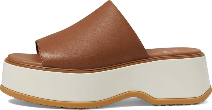 SOREL Dayspringtm Slide Sandal Women's Shoes Velvet Tan/Chalk : 7.5 B - Medium, Leather - Image 5