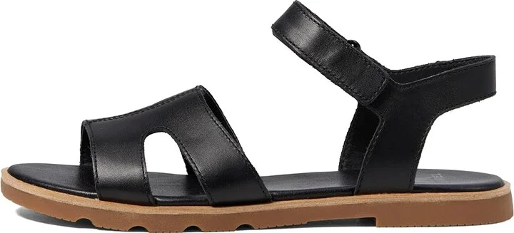 SOREL Ellatm III Ankle Strap Women's Shoes Black/Gum 2 : 10 B - Medium, Leather - Image 5